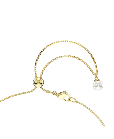 Swarovski Idyllia F Pendant Shell Y Gold Shiny Crystal In Gold