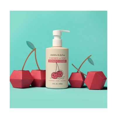 Shop Dabble & Dollop Cherry On Top Conditioner In Light,pastel Pink