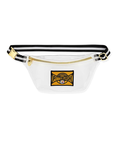 Shop Stoney Clover Women's  Pittsburgh Steelers Stadium Clear Belt Bag In Black