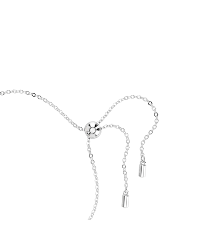 Shop Swarovski Swan, Gray, Rhodium Plated Iconic Swan Bracelet