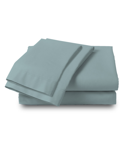 Shop Color Sense 300-thread Count Cotton Ultra-soft Crease-resistant 4-pc. Sheet Set, Queen In Green