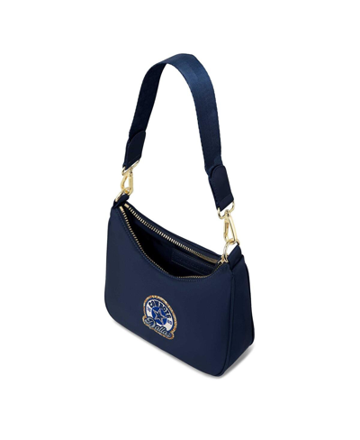 Shop Stoney Clover Women's  Dallas Cowboys Curved Crossbody Bag In Navy