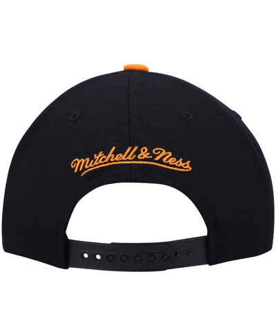 Mitchell & Ness Men's  White And Orange Chicago Bulls Day One Snapback Hat In White,orange