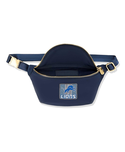 Shop Stoney Clover Women's  Detroit Lions Classic Belt Bag In Navy