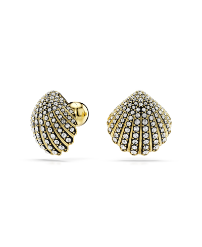Swarovski Idyllia Stud Earrings In Gold