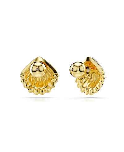 Swarovski Idyllia Stud Earrings In Gold