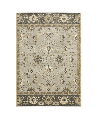 Jhb Design Florence 4928c 5'3" X 7'6" Area Rug In Beige,gray