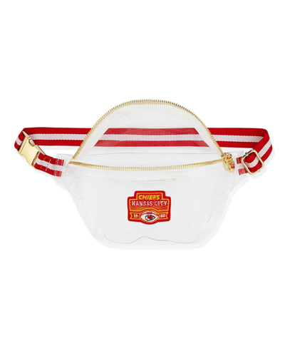 Stoney Clover Women's  Kansas City Chiefs Stadium Clear Belt Bag In Red