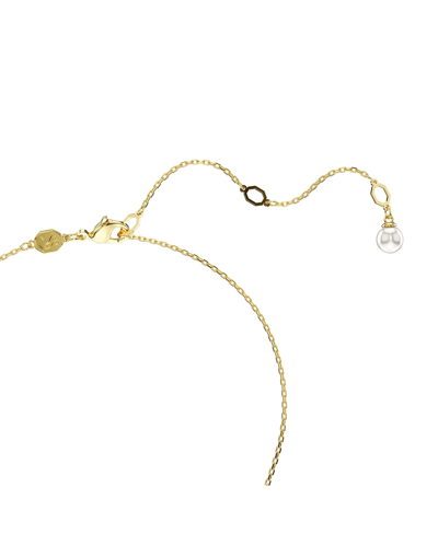 Swarovski Idyllia F Pendant Shell Locket Gold Shiny Crystal In Gold
