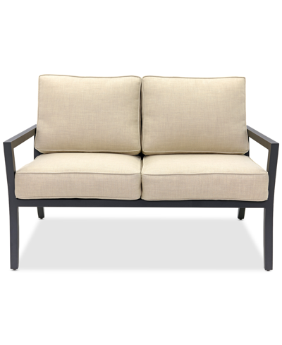 Shop Agio Astaire Outdoor Loveseat In Straw Natural