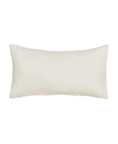 Piper & Wright Lillian Boudoir Decorative Pillow, 12" X 24" In Cream
