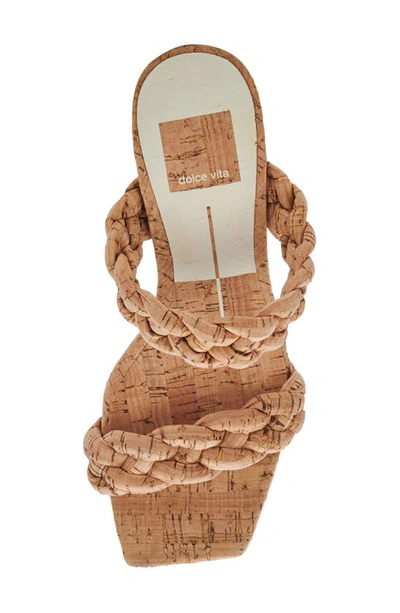 Shop Dolce Vita Paily Braided Sandal In Cork Stella