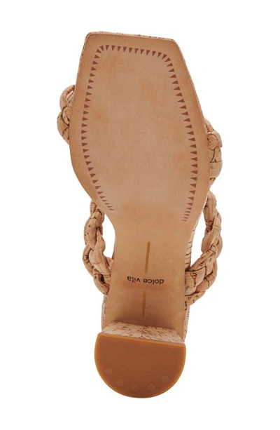 Shop Dolce Vita Paily Braided Sandal In Cork Stella