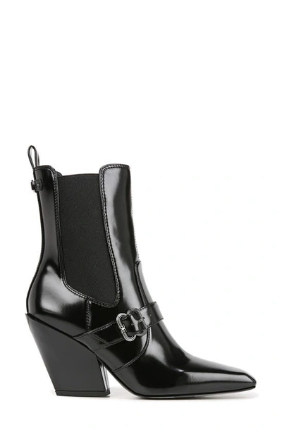 Sam Edelman Suzette Lizard Embossed Chelsea Boot In Black