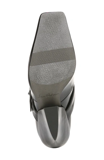 Sam Edelman Suzette Lizard Embossed Chelsea Boot In Black