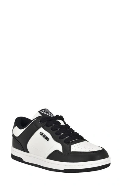 Shop Guess Rubinn Sneaker In Black/ White