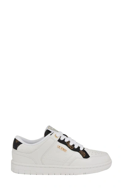 Shop Guess Rubinn Sneaker In White/ Black