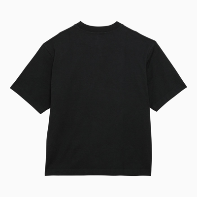 Shop Acne Studios Classic Black T Shirt With Logo