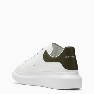 Shop Alexander Mcqueen Alexander Mc Queen White/khaki Oversize Sneakers