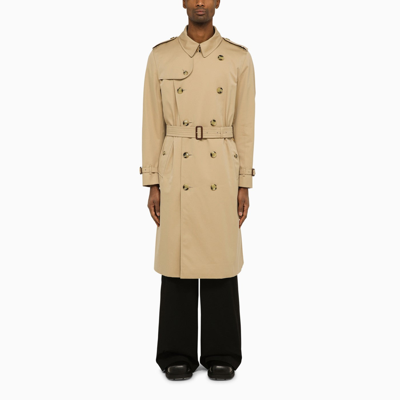 Shop Burberry Trench Coat Double Breasted Kensington