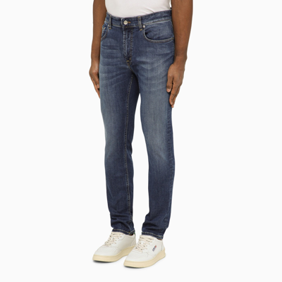 Shop Department 5 Skeith Blue Slim Jeans