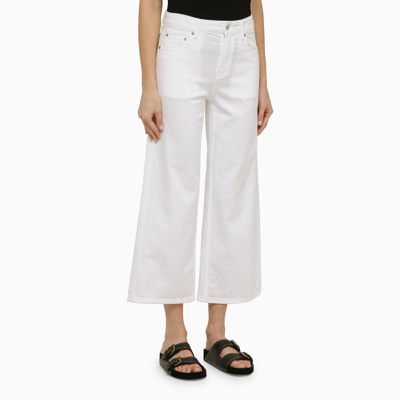 Shop Department 5 White Wide Denim Trousers
