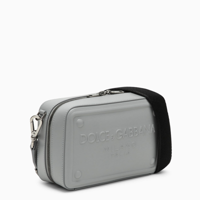Shop Dolce & Gabbana Dolce&gabbana Grey Calfskin Shoulder Bag
