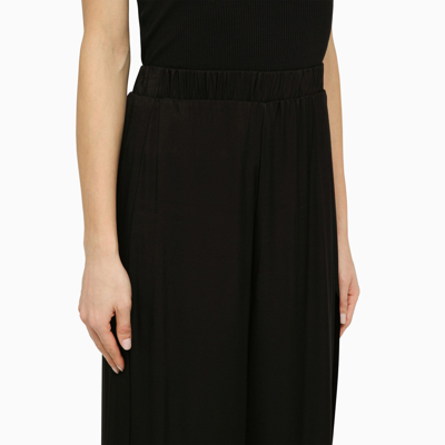Federica Tosi Full Length Wide Leg Trousers In Viscose