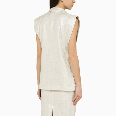 Federica Tosi Cotton Blend Double Breasted Waistcoat