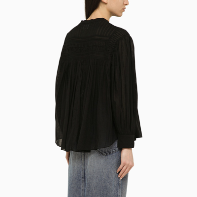 Shop Isabel Marant Étoile Black Cotton Plalia Shirt