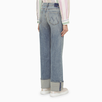 Shop Mother The Duster Skimp Cuff Jeans With Turn Ups