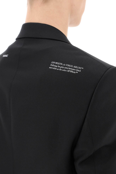 Shop Off-white Off White Corporate Slim Jacket