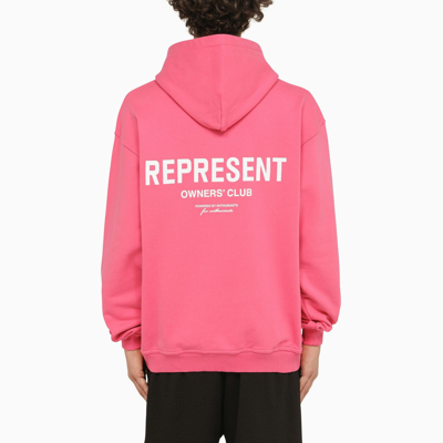 Shop Represent Bubble Pink Hoodie With Logo