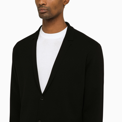 Shop Roberto Collina Black Cotton Single Breasted Jacket