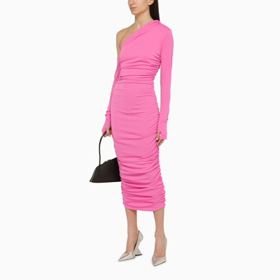 Shop The Andamane Olimpia Pink Midi Dress