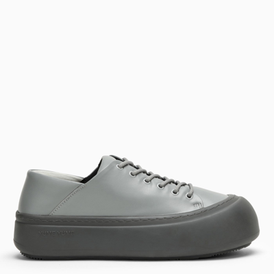 Shop Yume Yume Goofy Grey Leather Low Trainer