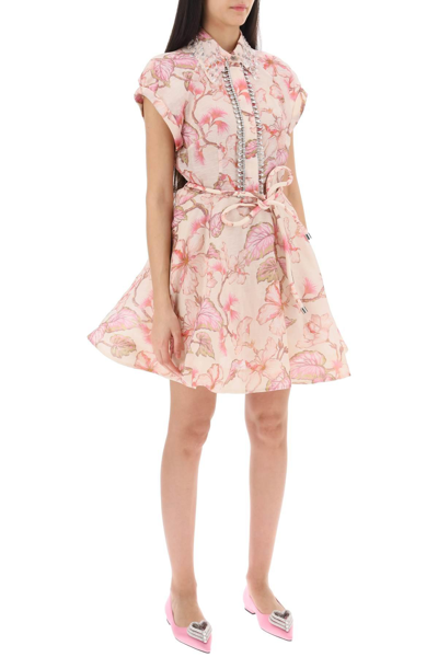 Shop Zimmermann Matchmaker Flip Floral Dress With Appliqués