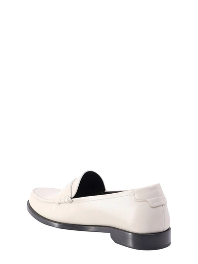 Shop Saint Laurent Loafer In White