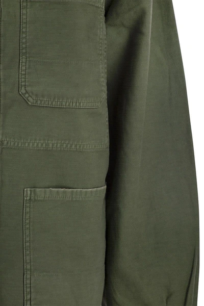 Shop Polo Ralph Lauren Cotton Work Jacket In Olive