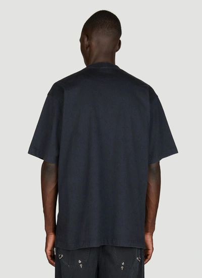 Shop Balenciaga Men Darkwave T-shirt In Black