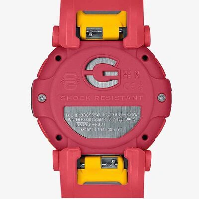 Pre-owned Casio Yellow Mens Digital Watch G-shock G-b001mve-9er