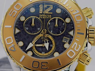 Pre-owned Invicta Reserve 45370 Grand Diver Swiss Chronograph Watch Sapphire 52mm
