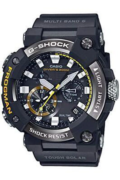 Pre-owned Casio Watch G-shock Diver's Watch Frogman Bluetoothgwf-a1000-1ajf Men's Black