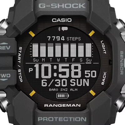 Pre-owned Casio G-shock Gpr-h1000-1jr [g-shock Master Of Series Rangeman] Black