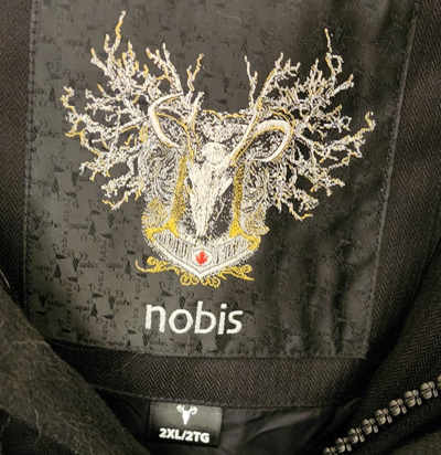 Pre-owned Nobis Yves Parka, Black Color In Men's Size: 2xl, Certilogo Authenticity