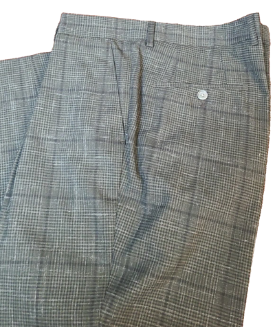 Pre-owned Hugo Boss $895 - Boss Slim Fit 2-piece Suit In Wool Linen Blend Italian Fabric - Size 40r In Green