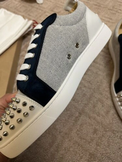 Pre-owned Christian Louboutin $995 Spike Sneakers Shoes Trainers 43 - 10 Sku925 In Multicolor