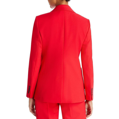 Pre-owned Kobi Halperin Women's Waverly Two-button Blazer Jacket Xl B4hp In Red
