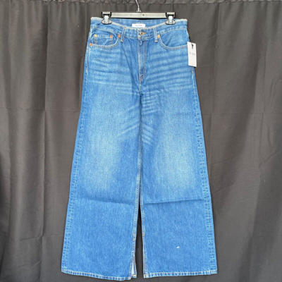 Pre-owned Re/done $395  Crystal Bay Fade Low Rider Loose Jeans Sz 25 In Blue