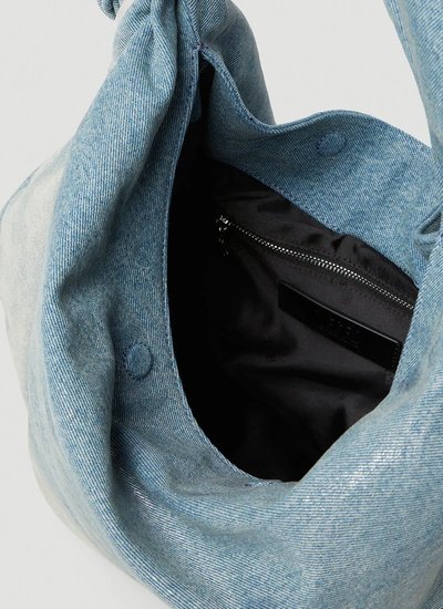 Shop Diesel Women Grab-d Hobo M Shoulder Bag In Blue